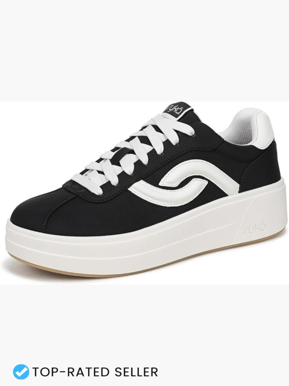 Women's Lace-Up Platform Fashion Sneakers Casual Walking Max Cushioning